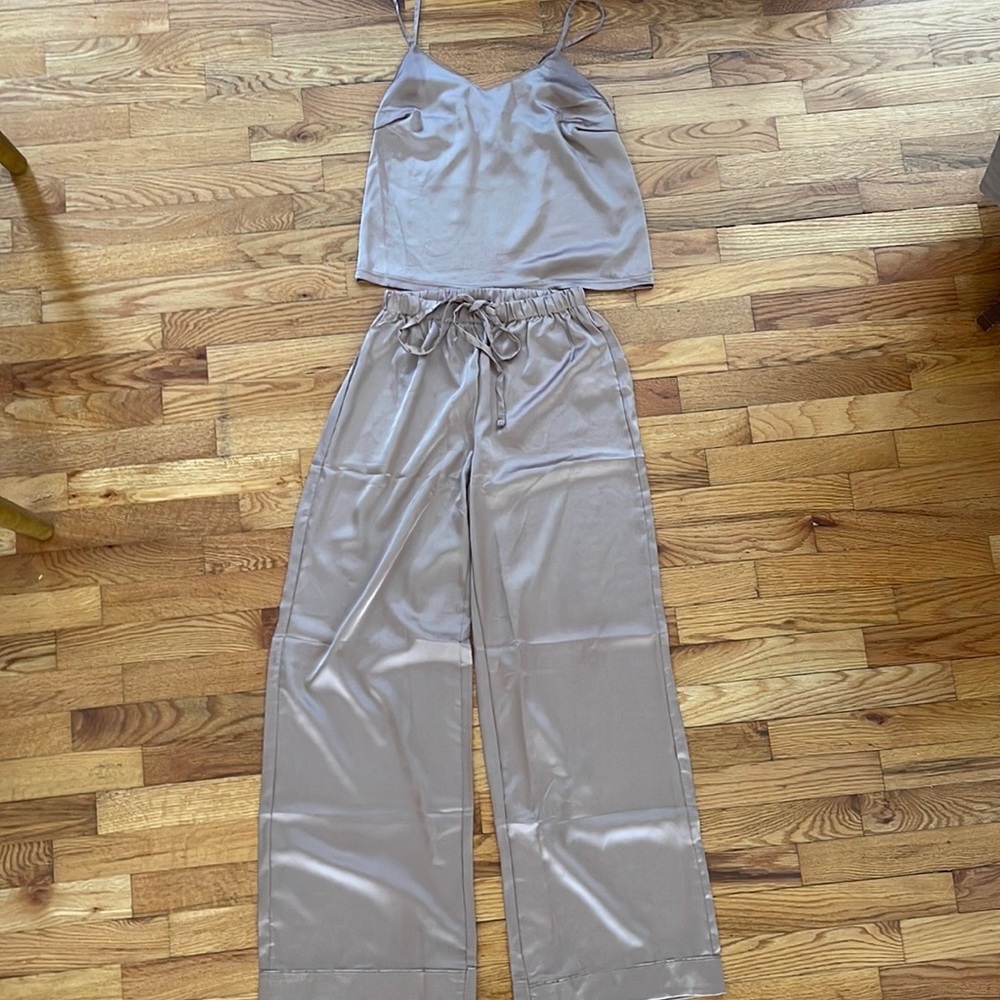 Missguided satin pajama set